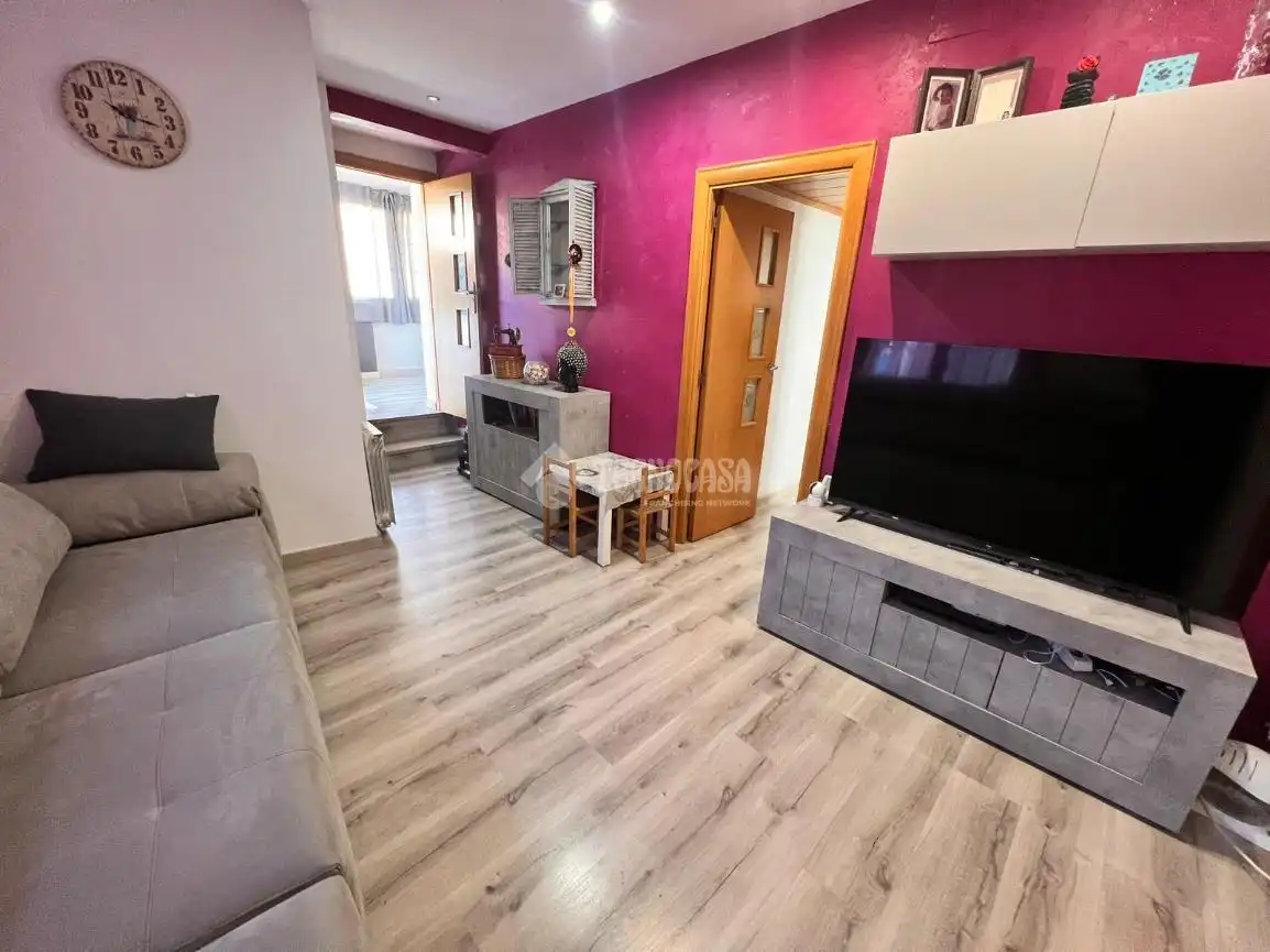 Sala d'estar de Pis en venda en Barcelona amb Calefacció i Terrassa