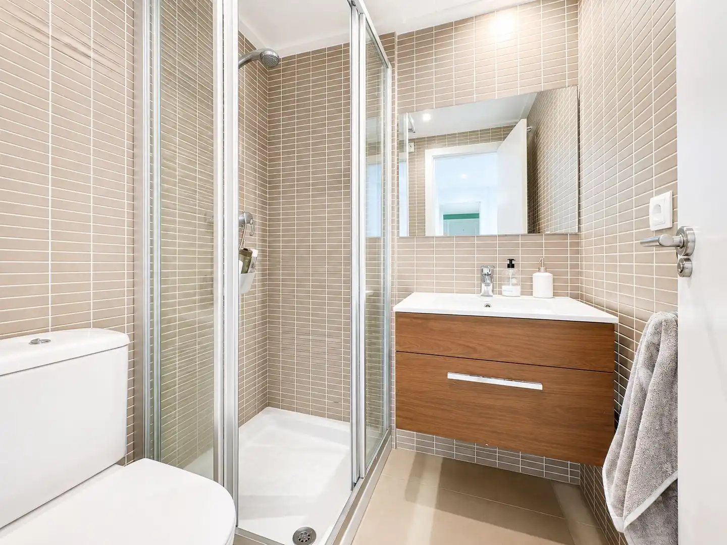 Bathroom of Apartments for rent in Jávea / Xàbia  with Air Conditioner, Private garden and Terrace