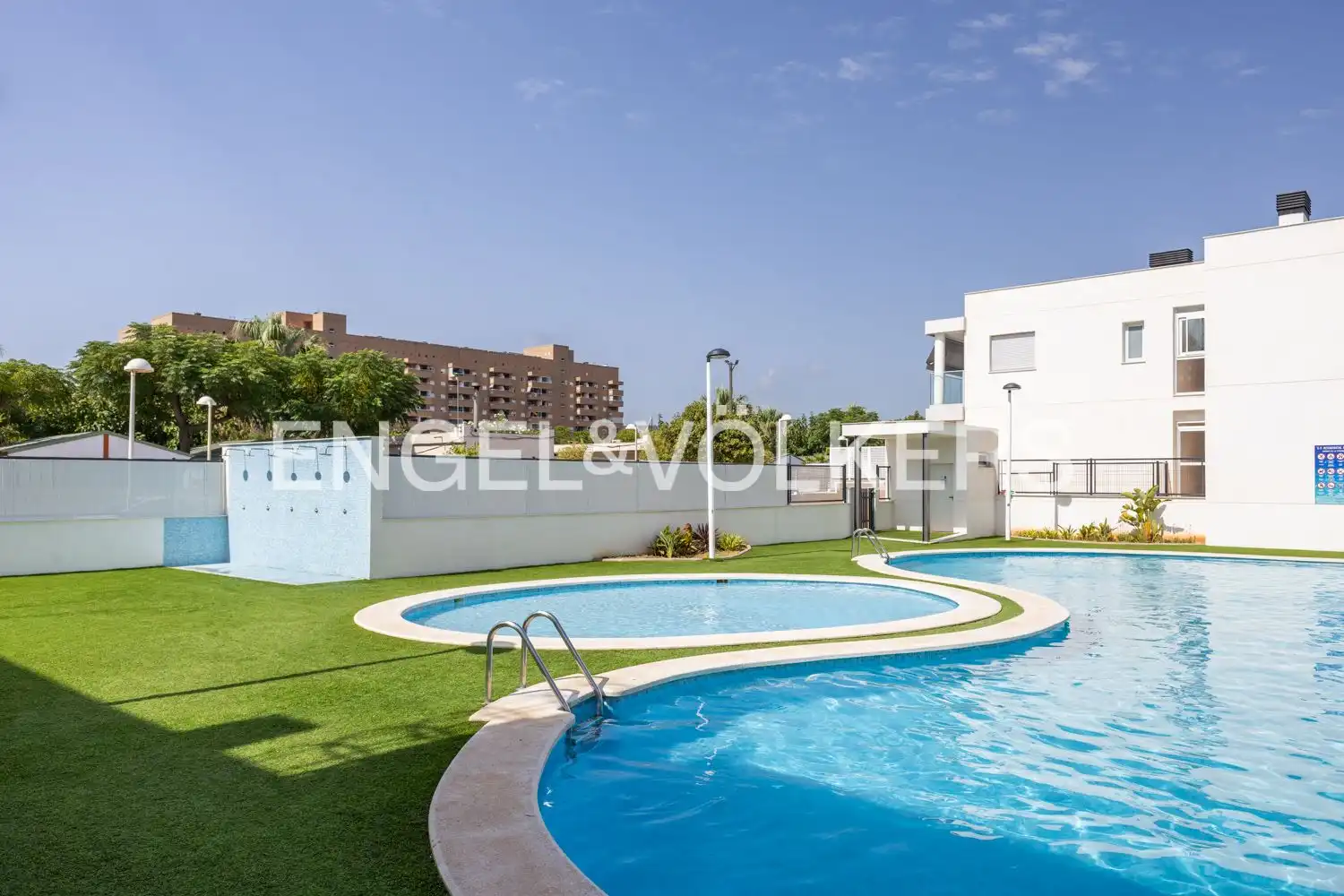 Swimming pool of Flat for sale in Cabanes  with Air Conditioner, Heating and Private garden