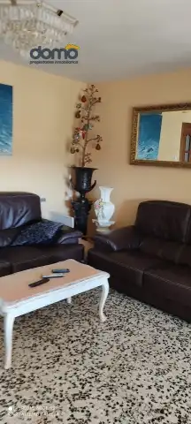 Sala de estar de Piso de alquiler en Almería con Aire acondicionado, Amueblado y Horno
