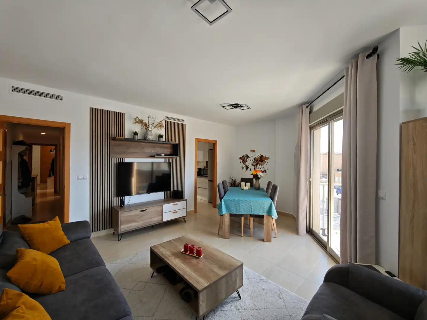 Living room of Apartments for sale in San Miguel de Salinas  with Air Conditioner, Storage room and Furnished