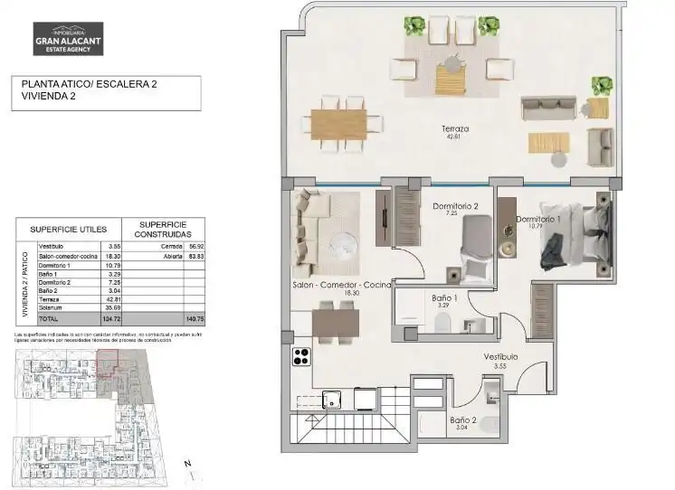 Ático con piscina en venta en Calle lina baño Mestra de Xiquet, imagen 3