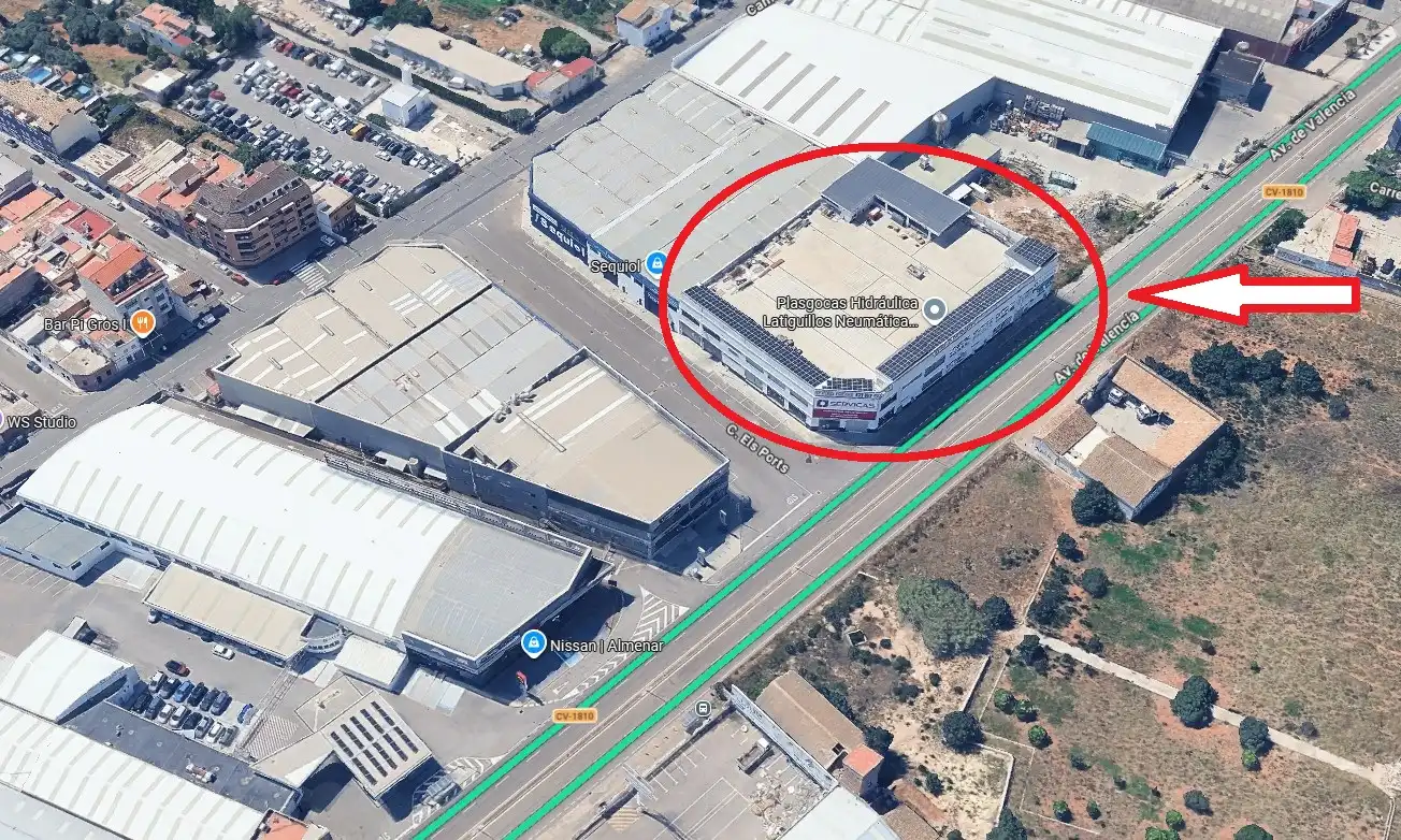 Exterior view of Industrial buildings for sale in Castellón de la Plana / Castelló de la Plana