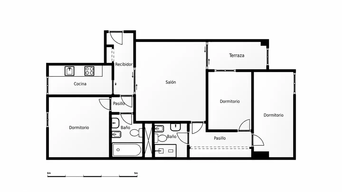 Piso en venta en Cádiz con Aire acondicionado