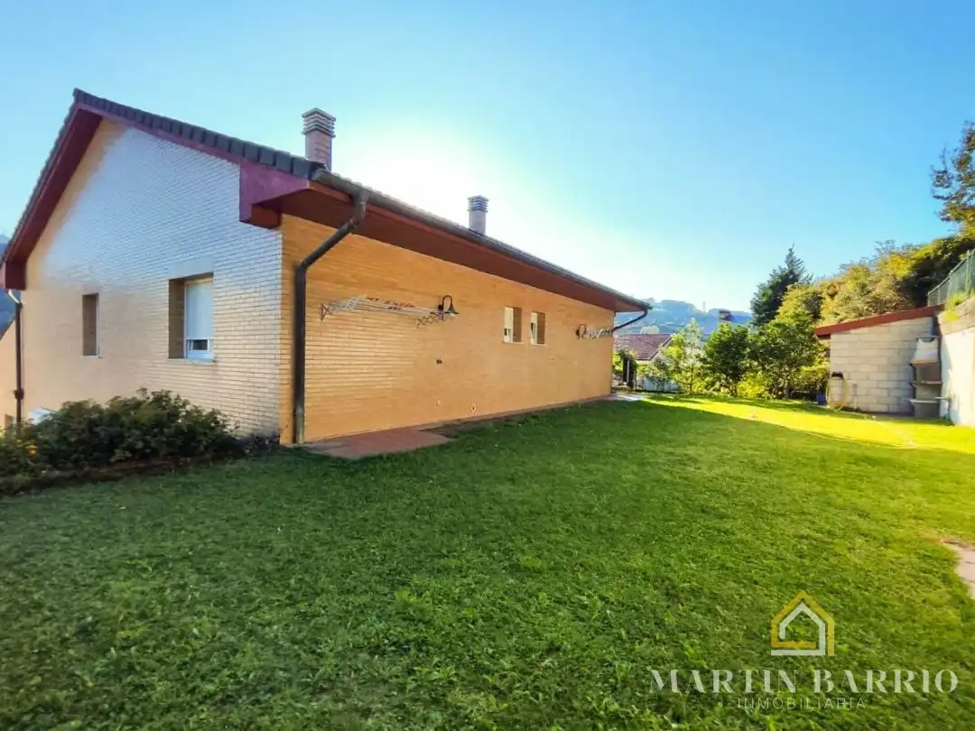 Jardín de Casa o chalet en venta en Muskiz con Calefacción, Jardín privado y Terraza