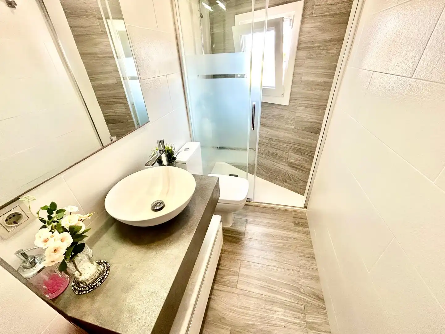 Badezimmer von Wohnung zum Verkauf in El Ejido mit Klimaanlage, Heizung und Terrasse