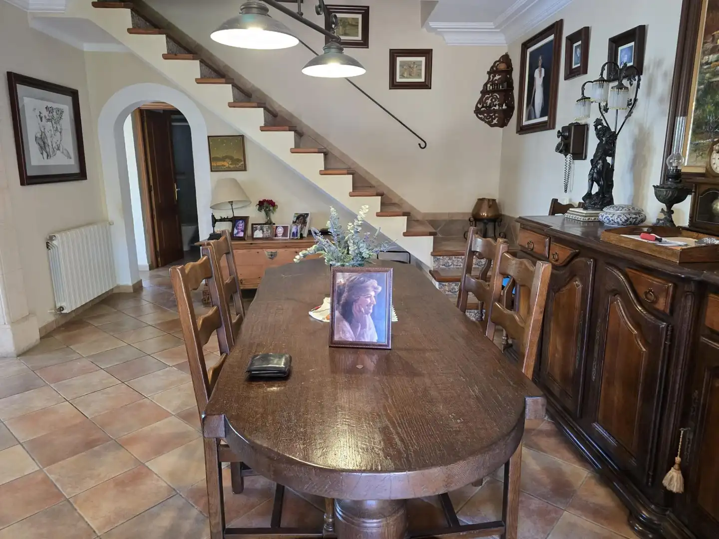 Esszimmer von Haus oder Chalet zum Verkauf in Campanet mit Klimaanlage, Heizung und Privatgarten