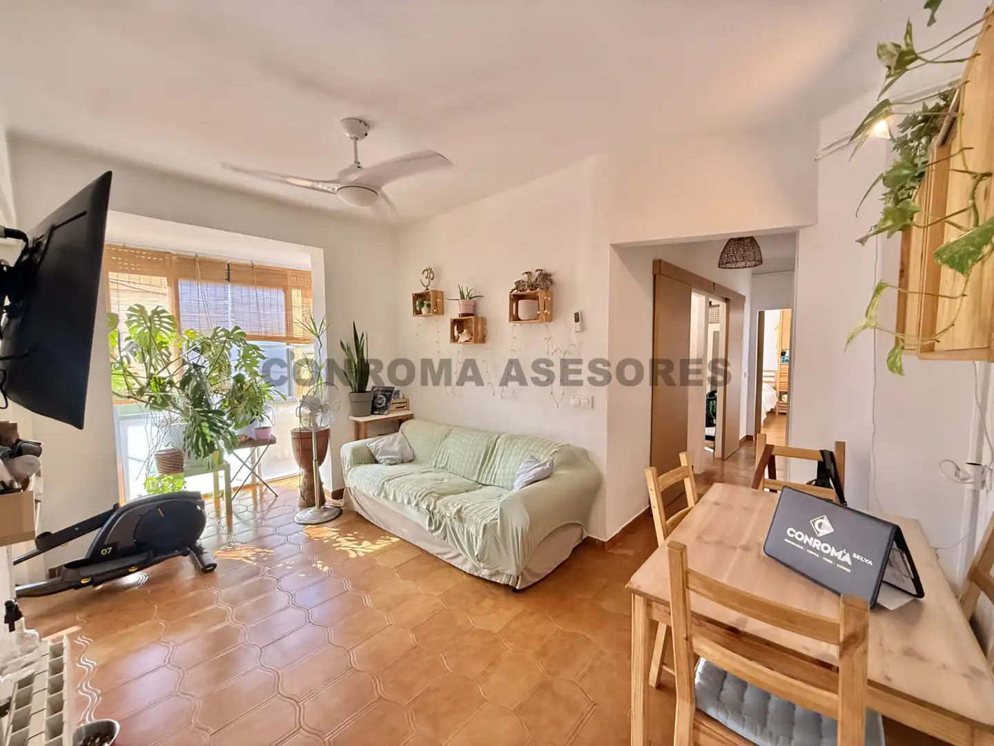 Sala d'estar de Pis en venda en Malgrat de Mar amb Calefacció i Balcó