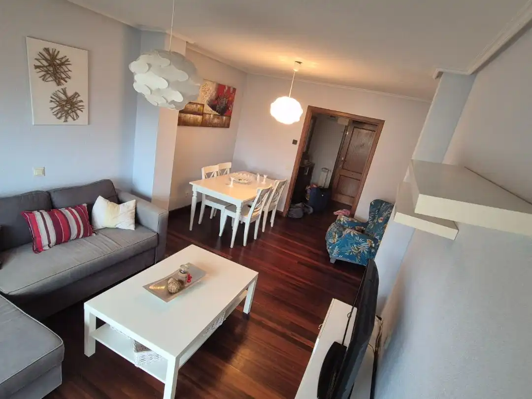 Living room of Flat for rent in Santander  with Balcony