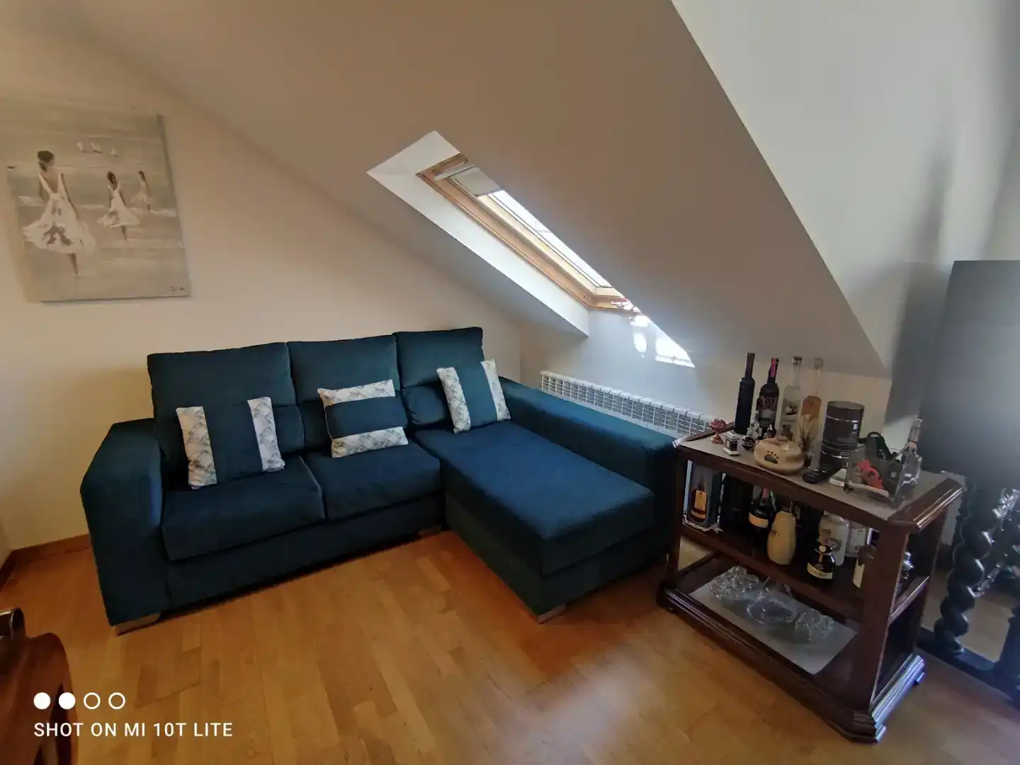Sala d'estar de Àtic en venda en Sanxenxo amb Aire condicionat