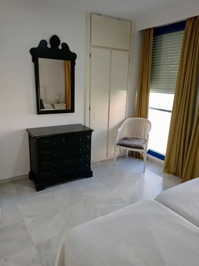 Schlafzimmer von Maisonette zur Miete in Marbella mit Klimaanlage, Heizung und Terrasse