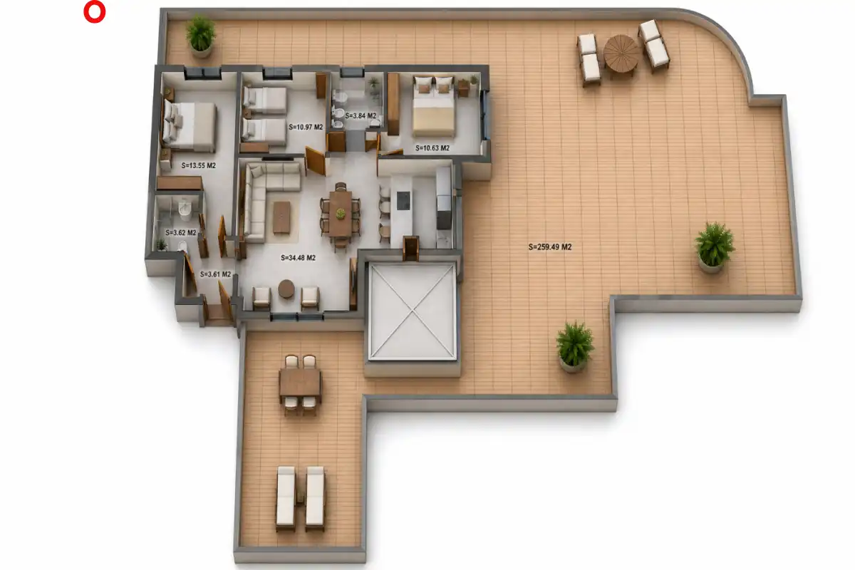 Attic for sale in Huétor Vega  with Air Conditioner, Heating and Private garden