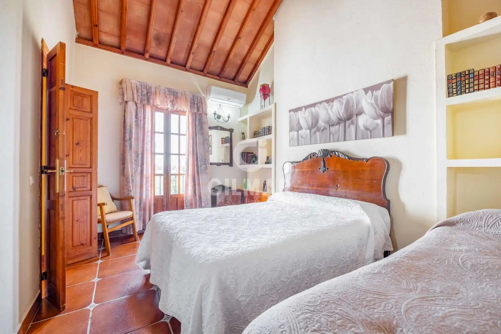 Bedroom of Houses for sale in Villamartín  with Heating, Private garden and Swimming Pool