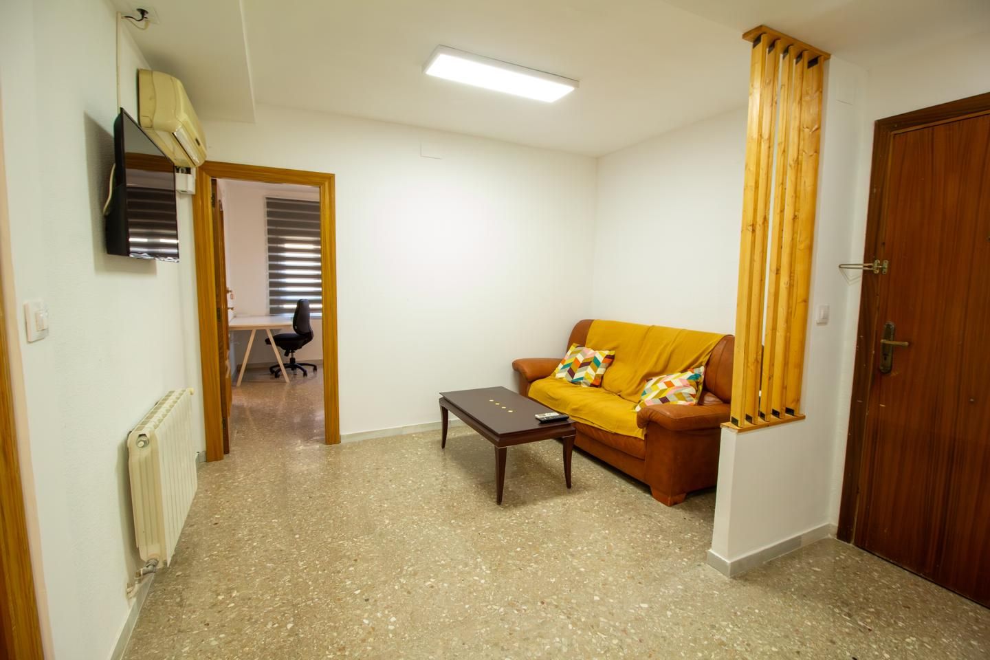 Sala d'estar de Pis de lloguer en  Valencia Capital amb Aire condicionat, Calefacció i Terrassa