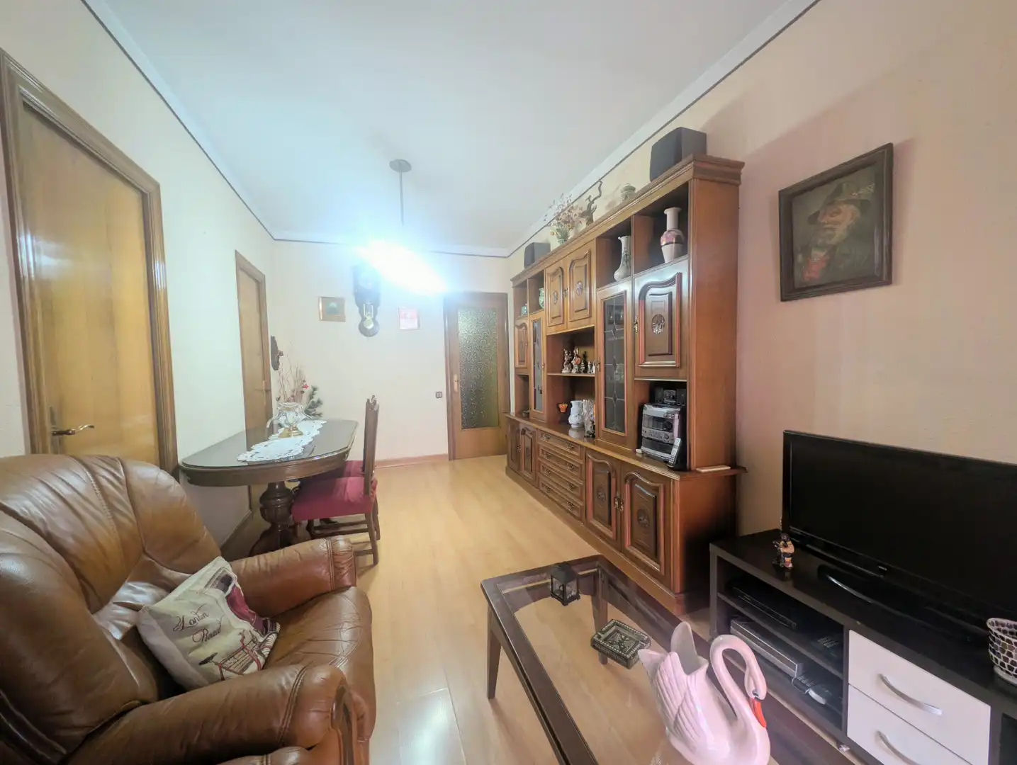 Sala de estar de Piso en venta en Barcelona con Aire acondicionado, Parquet y Amueblado