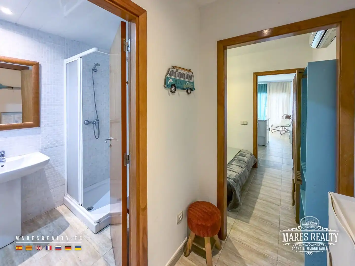 Bathroom of Flat for sale in Lloret de Mar  with Air Conditioner and Heating