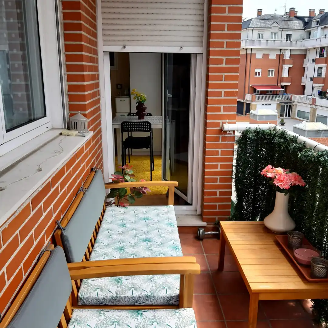 Balcony of Flat for sale in Colindres  with Heating, Terrace and Furnished