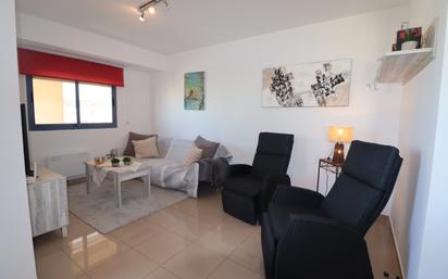 Living room of Flat for sale in Calpe / Calp  with Air Conditioner, Furnished and Oven