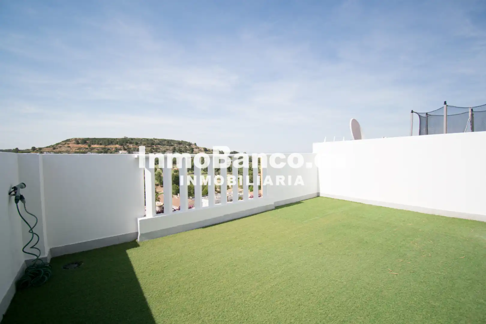 Terraza de Casa adosada de alquiler en Chiva con Aire acondicionado, Jardín privado y Terraza