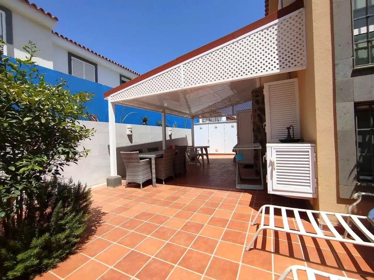 Terrace of Houses for rent in San Bartolomé de Tirajana  with Air Conditioner, Private garden and Terrace