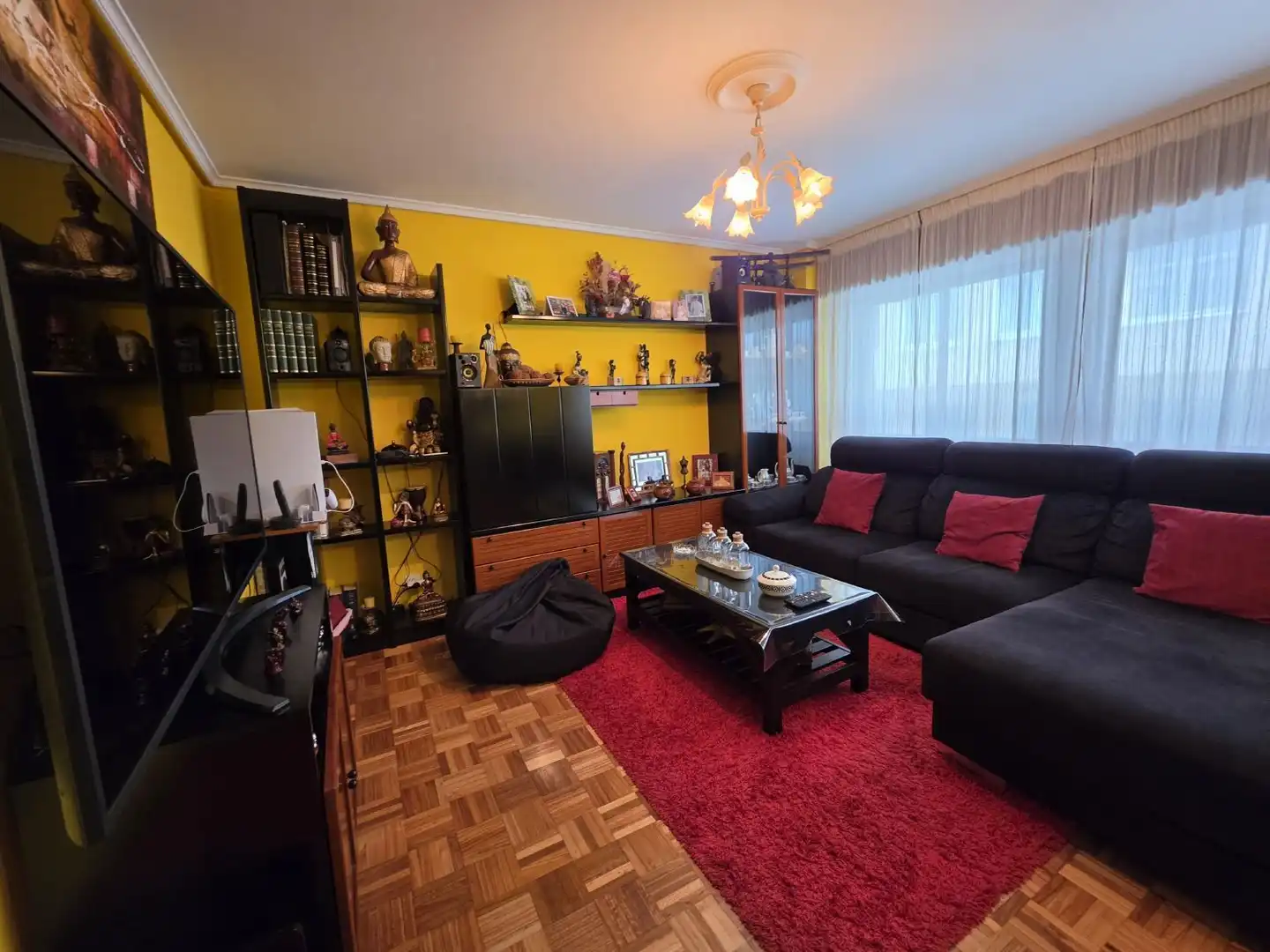 Living room of Flat for rent in A Coruña Capital   with Furnished