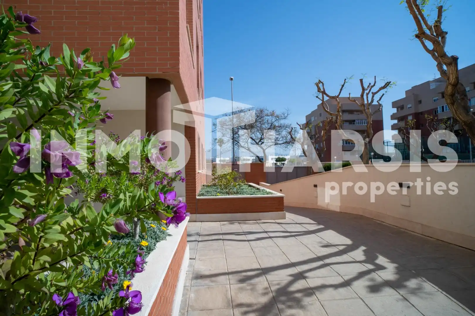Terrace of Flat for sale in Almería  with Air Conditioner, Heating and Private garden