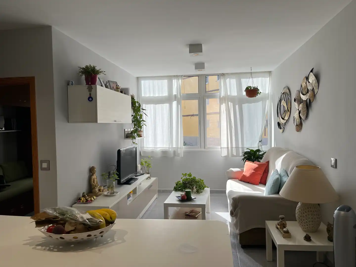 Sala de estar de Piso en venta en Las Palmas de Gran Canaria