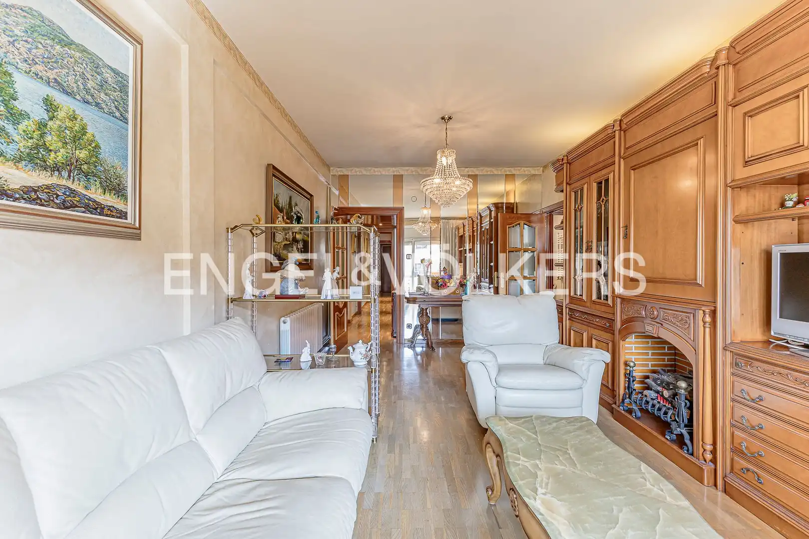 Living room of Flat for sale in Barcelona  with Air Conditioner, Heating and Furnished