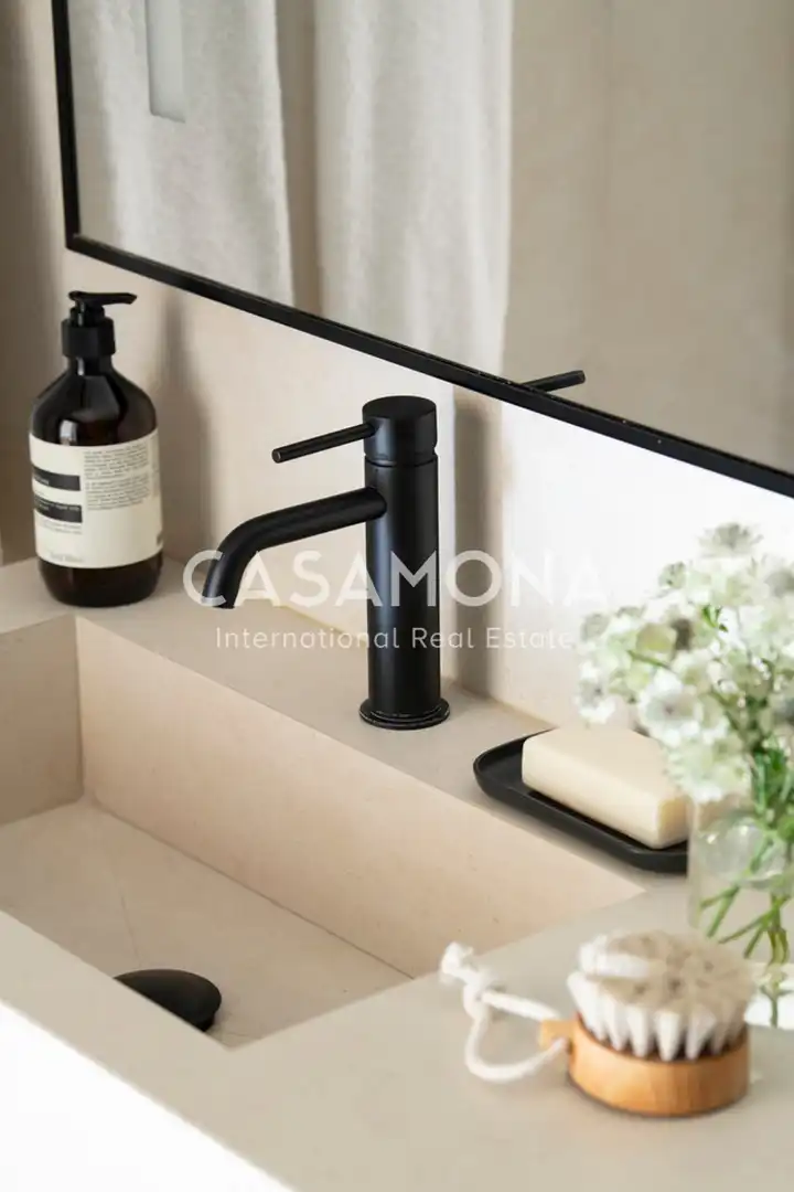 Baño de Apartamento de alquiler en Barcelona con Aire acondicionado, Terraza y Internet
