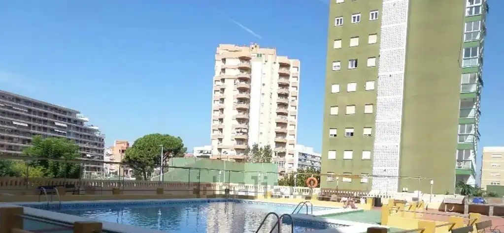 Swimming pool of Flat for sale in La Pobla de Farnals  with Air Conditioner, Terrace and Storage room