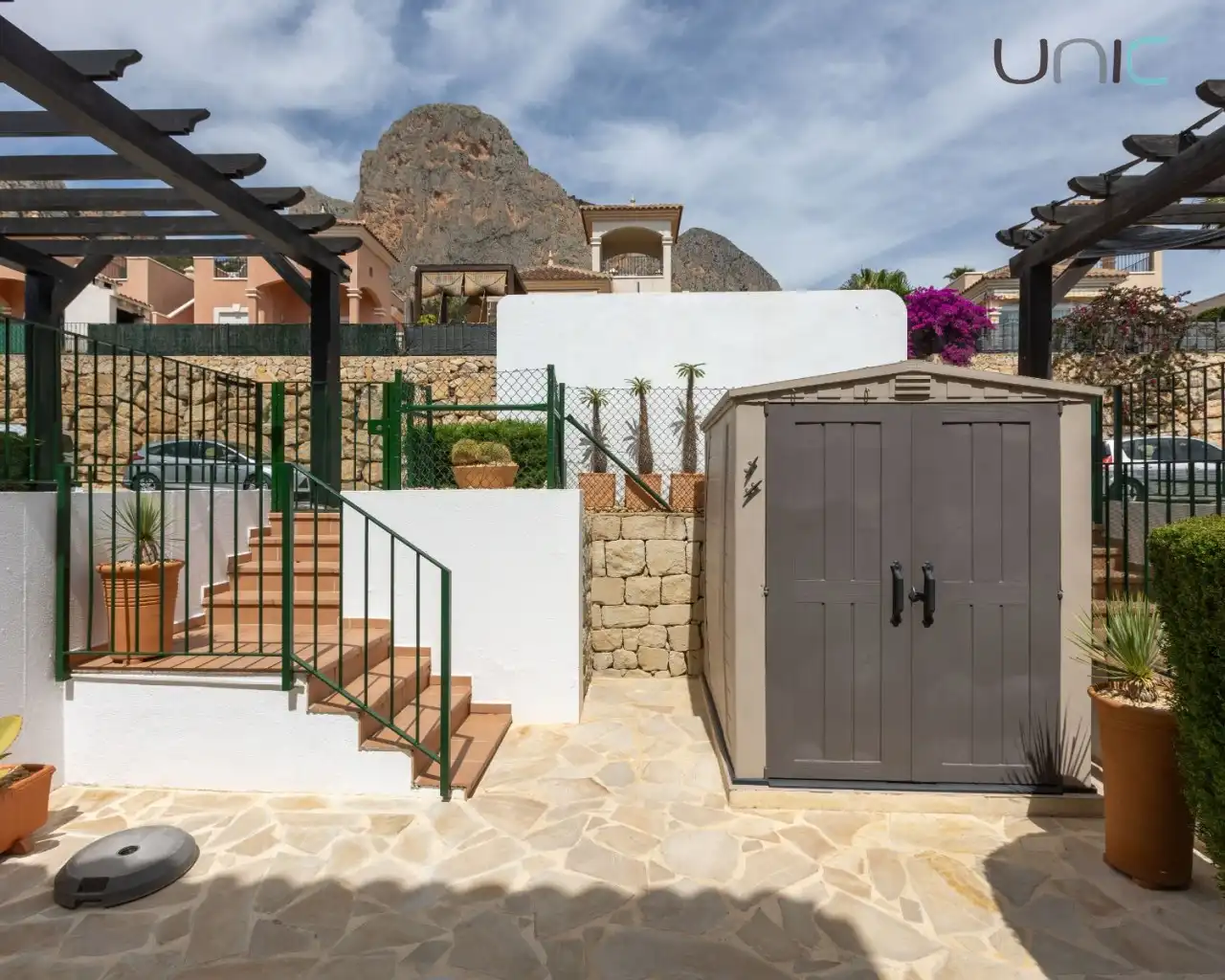 Terrassa de Apartament en venda en Polop amb Aire condicionat, Calefacció i Jardí privat