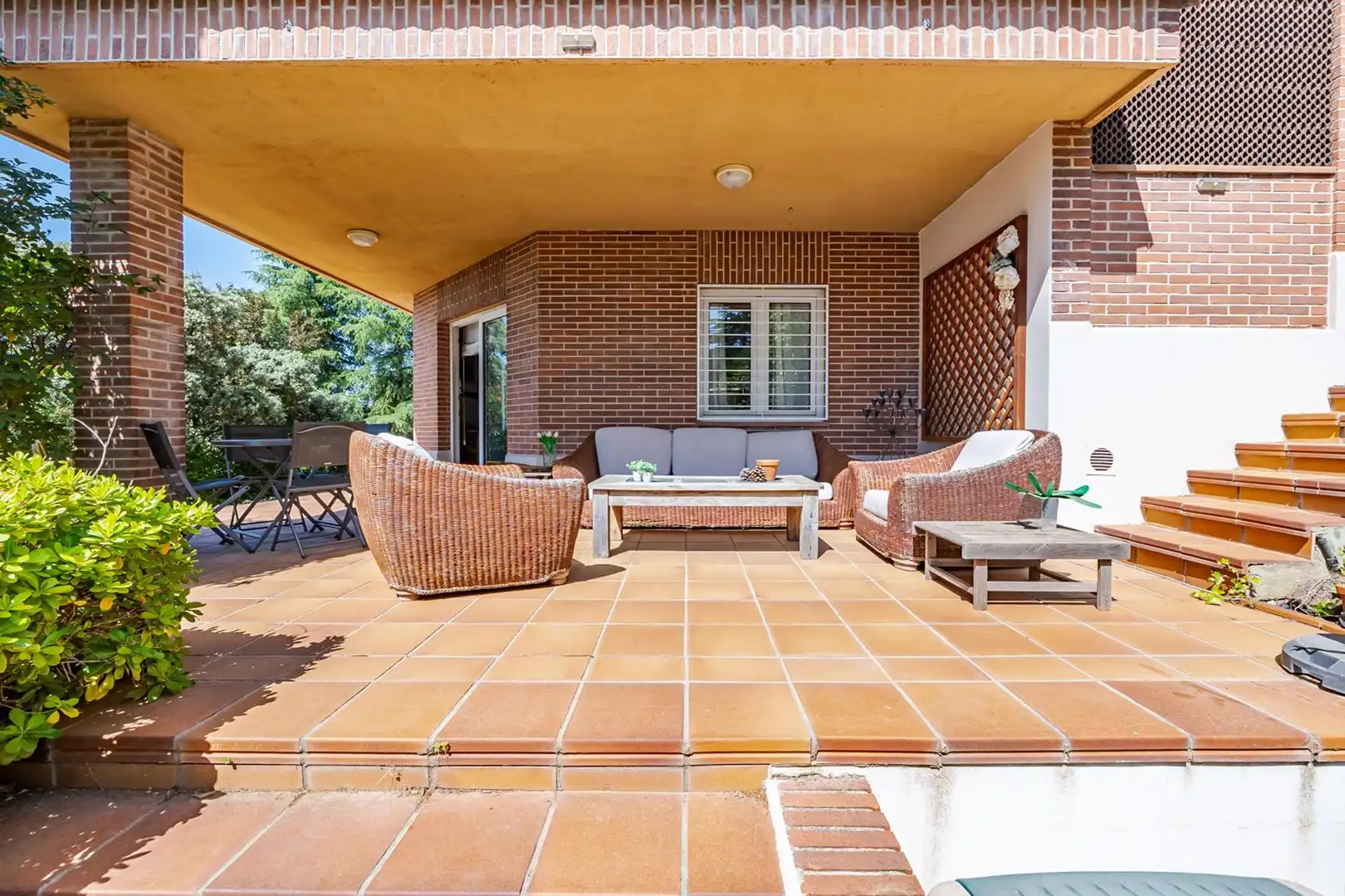 Terraza de Casa o chalet en venta en Las Rozas de Madrid con Aire acondicionado, Calefacción y Jardín privado