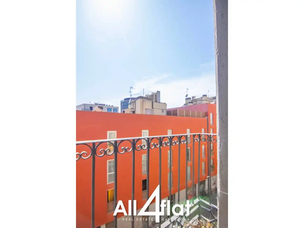 Terraza de Piso de alquiler en Barcelona con Calefacción, Amueblado y Balcón