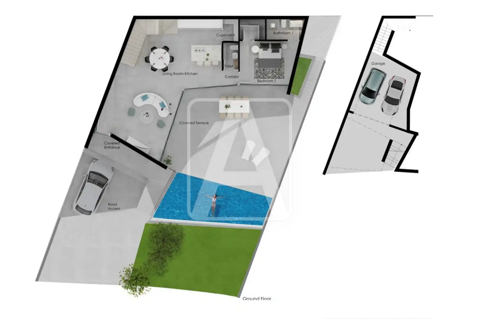 Villa mit Pool zum Verkauf in Alcassar, imagen 24