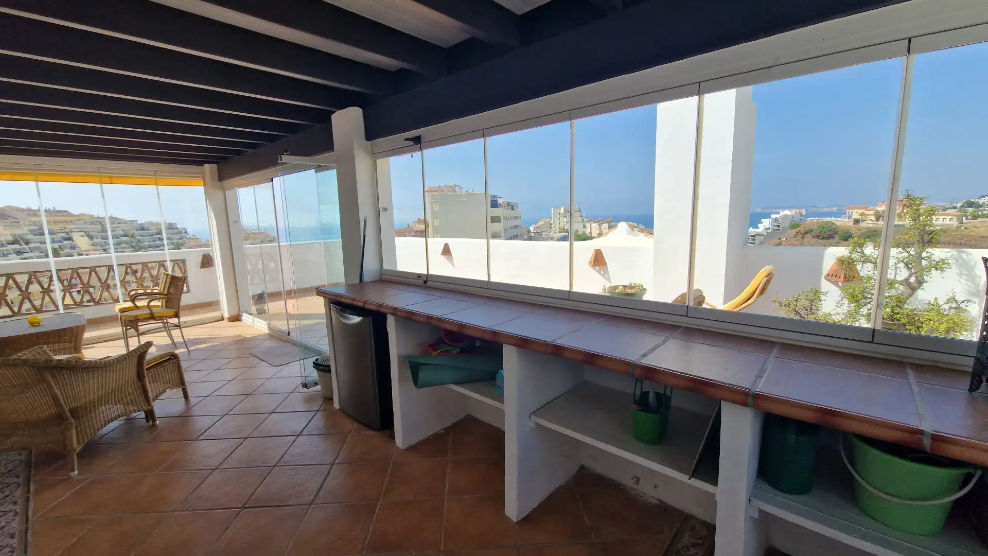 Terrace of Attic for sale in Benalmádena  with Air Conditioner, Heating and Terrace