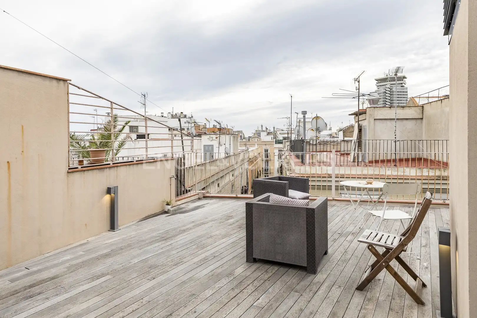 Terraza de Loft de alquiler en Barcelona con Calefacción, Terraza y Amueblado