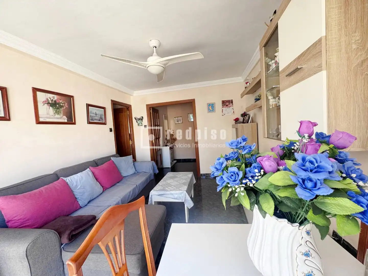 Sala de estar de Piso en venta en Málaga con Terraza