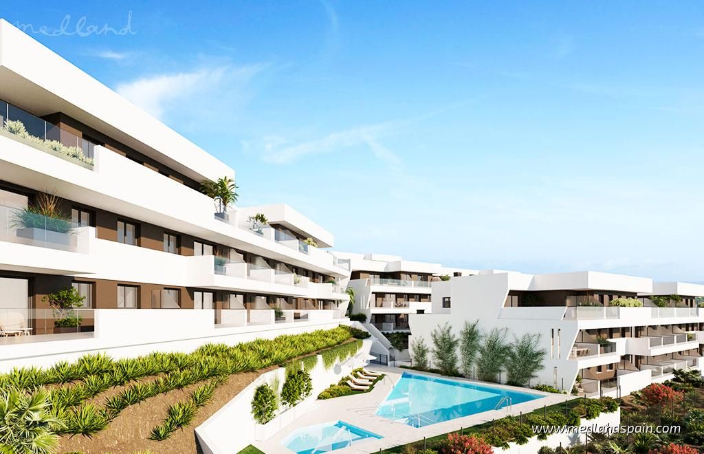 Exterior view of Apartment for sale in Estepona  with Air Conditioner, Terrace and Storage room