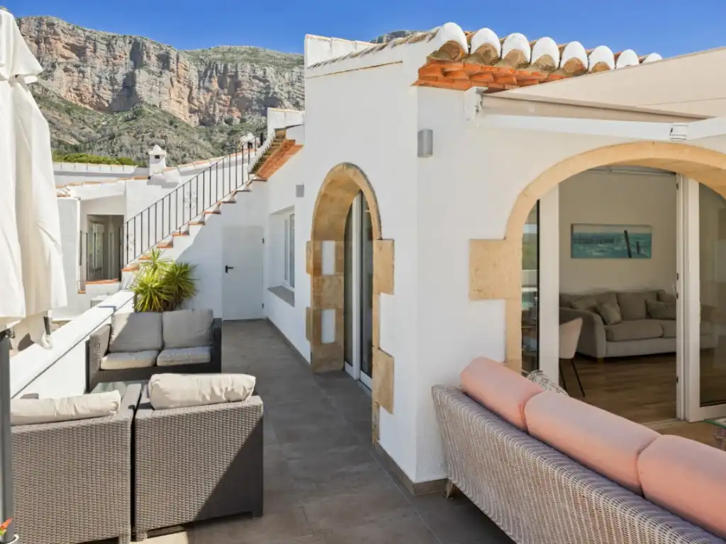 Terrace of Houses for sale in Jávea / Xàbia  with Air Conditioner, Heating and Swimming Pool