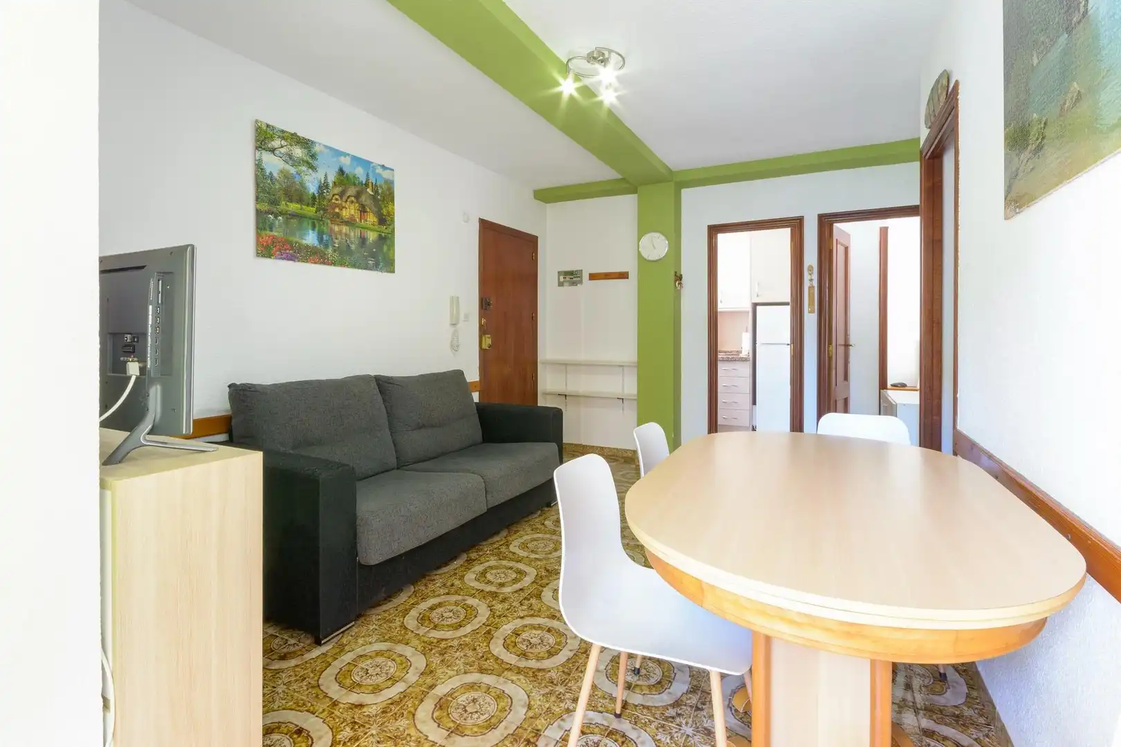 Sala de estar de Apartamento en venta en Piles con Aire acondicionado, Terraza y Amueblado