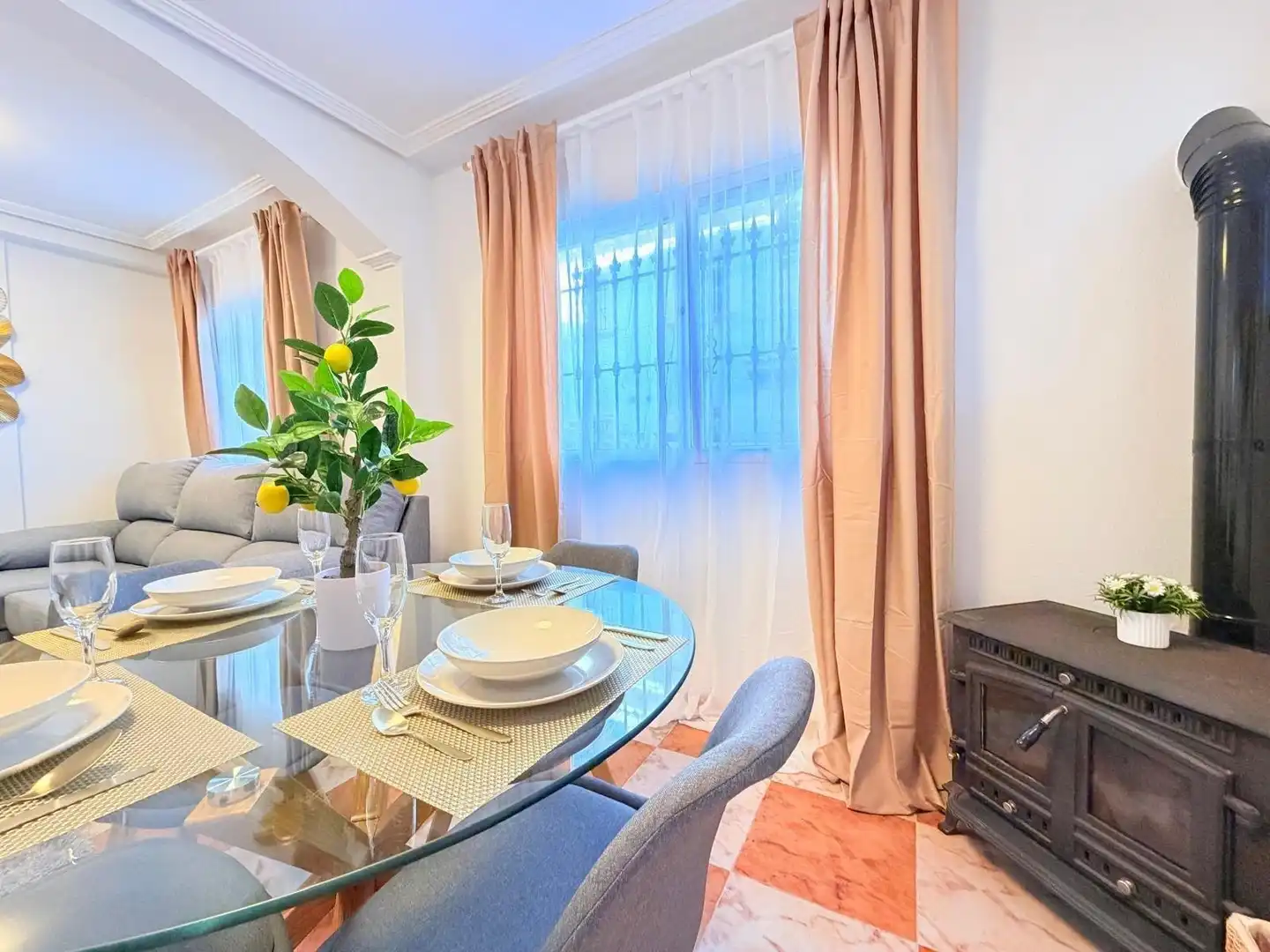 Dining room of Country homes for sale in Orihuela  with Heating, Private garden and Swimming Pool