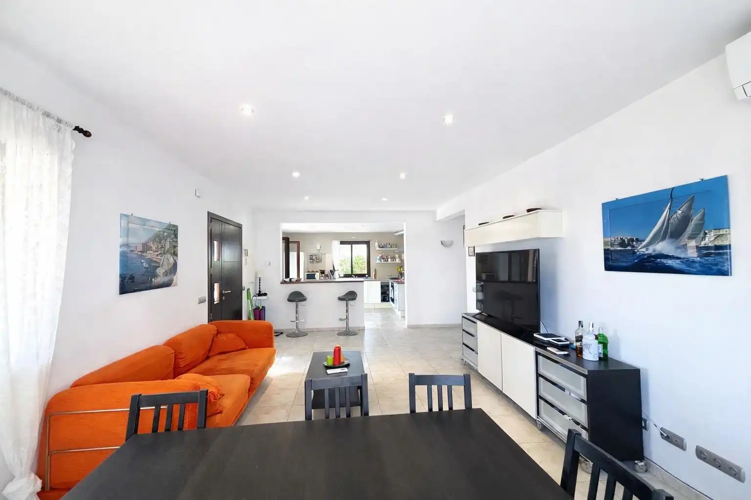Sala de estar de Casa o chalet de alquiler en Llucmajor con Aire acondicionado, Calefacción y Jardín privado
