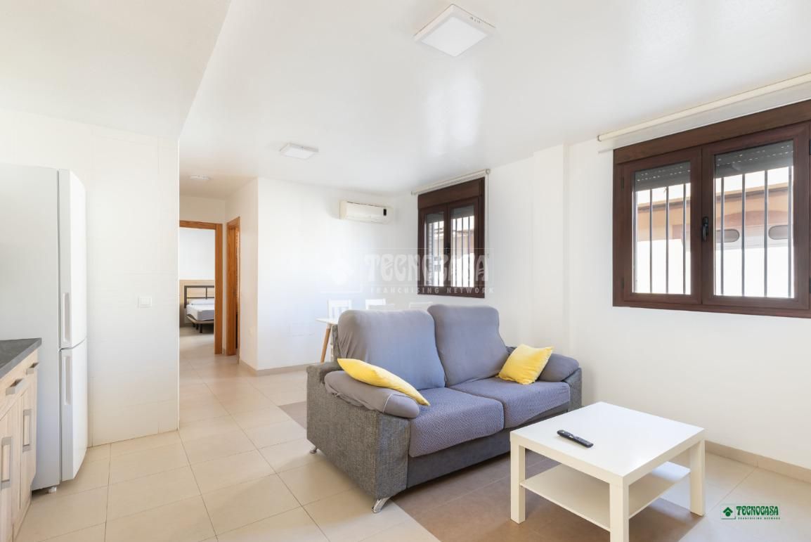 Living room of Flat for sale in Tabernas  with Furnished
