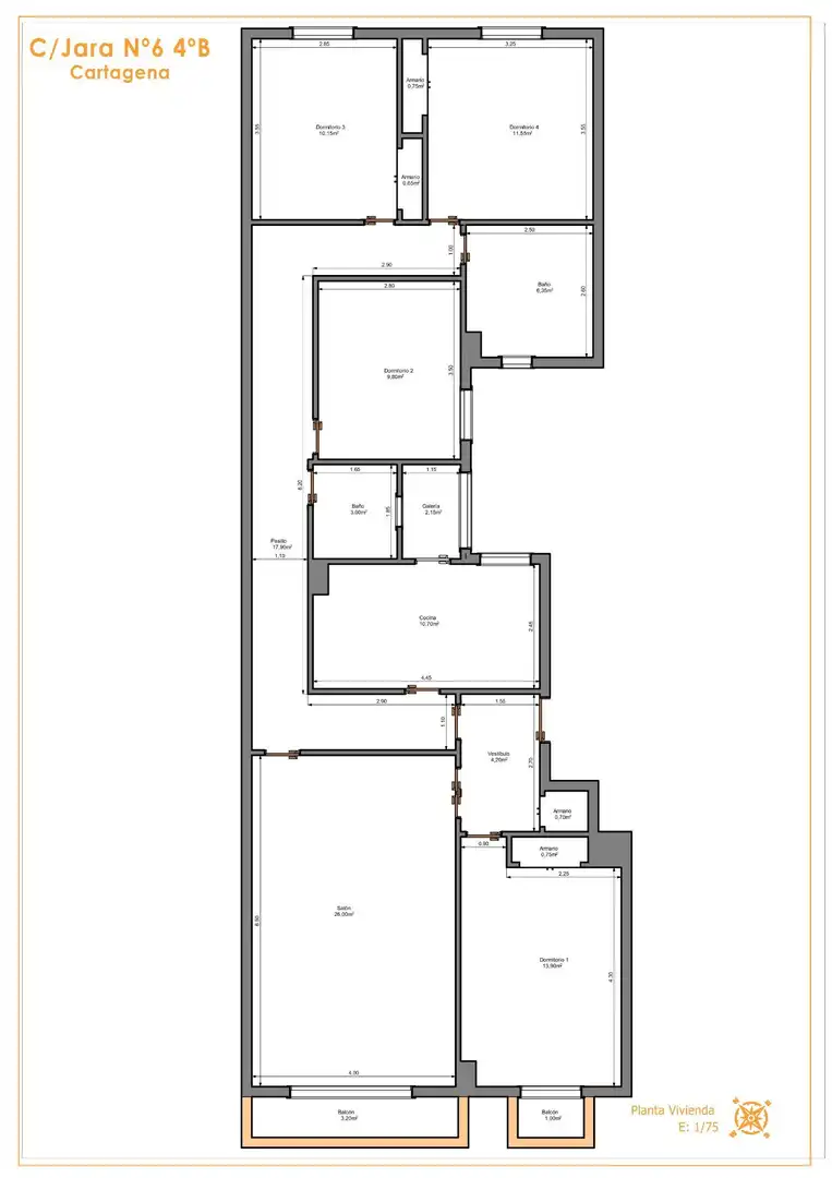 Piso en venta en Cartagena con Aire acondicionado y Balcón