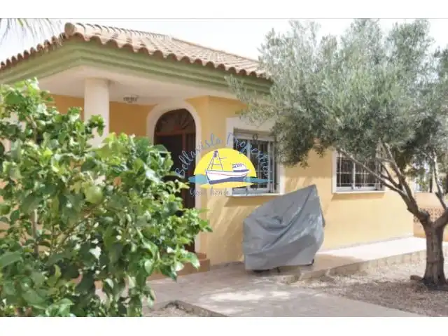 Vista exterior de Casa o chalet en venta en Mazarrón con Jardín privado, Terraza y Piscina