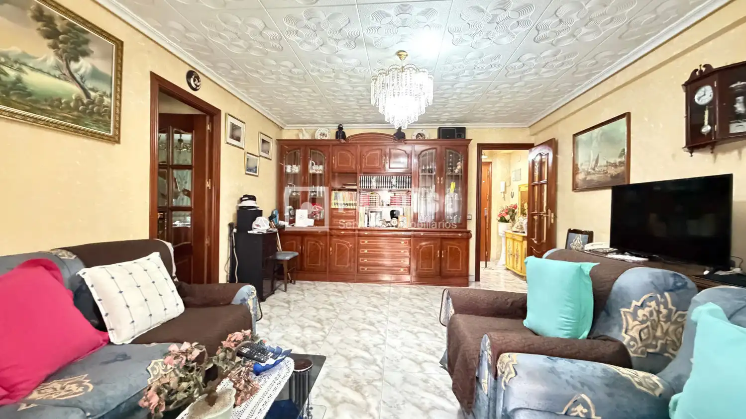 Sala de estar de Piso en venta en Leganés con Calefacción y Terraza