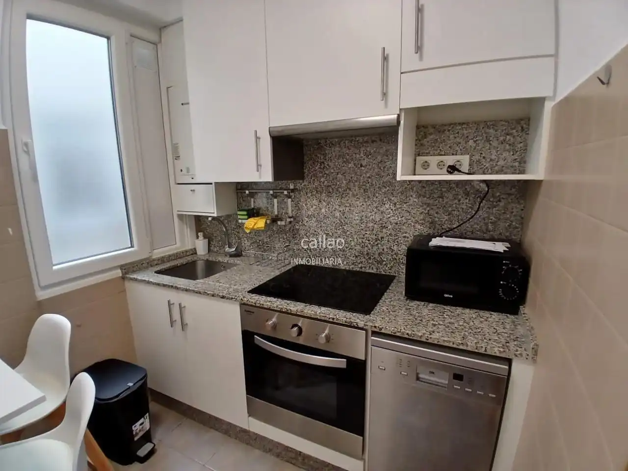 Cocina de Piso de alquiler en Ferrol con Calefacción y Amueblado