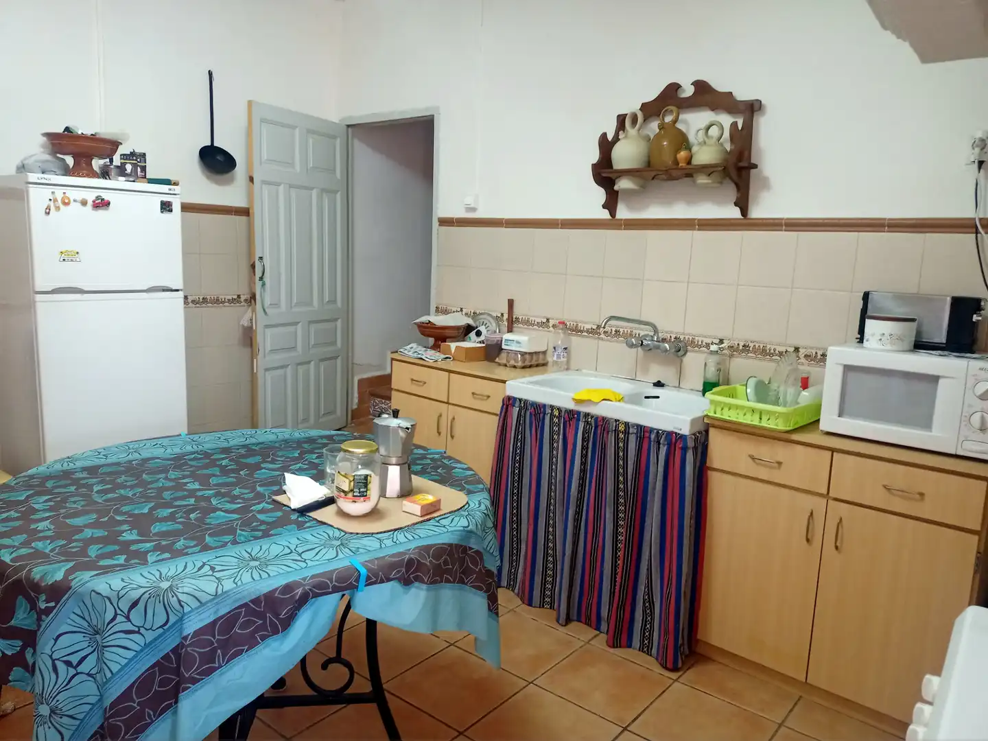 Cocina de Casa o chalet en venta en Cañada del Hoyo con Terraza, Amueblado y Balcón