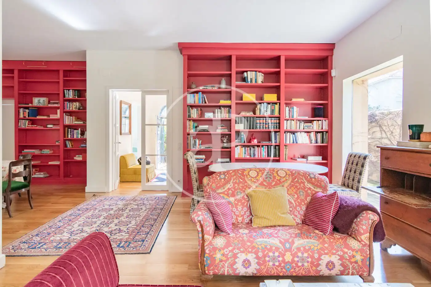 Sala d'estar de Casa o xalet de lloguer en Madrid amb Aire condicionat, Calefacció i Jardí privat