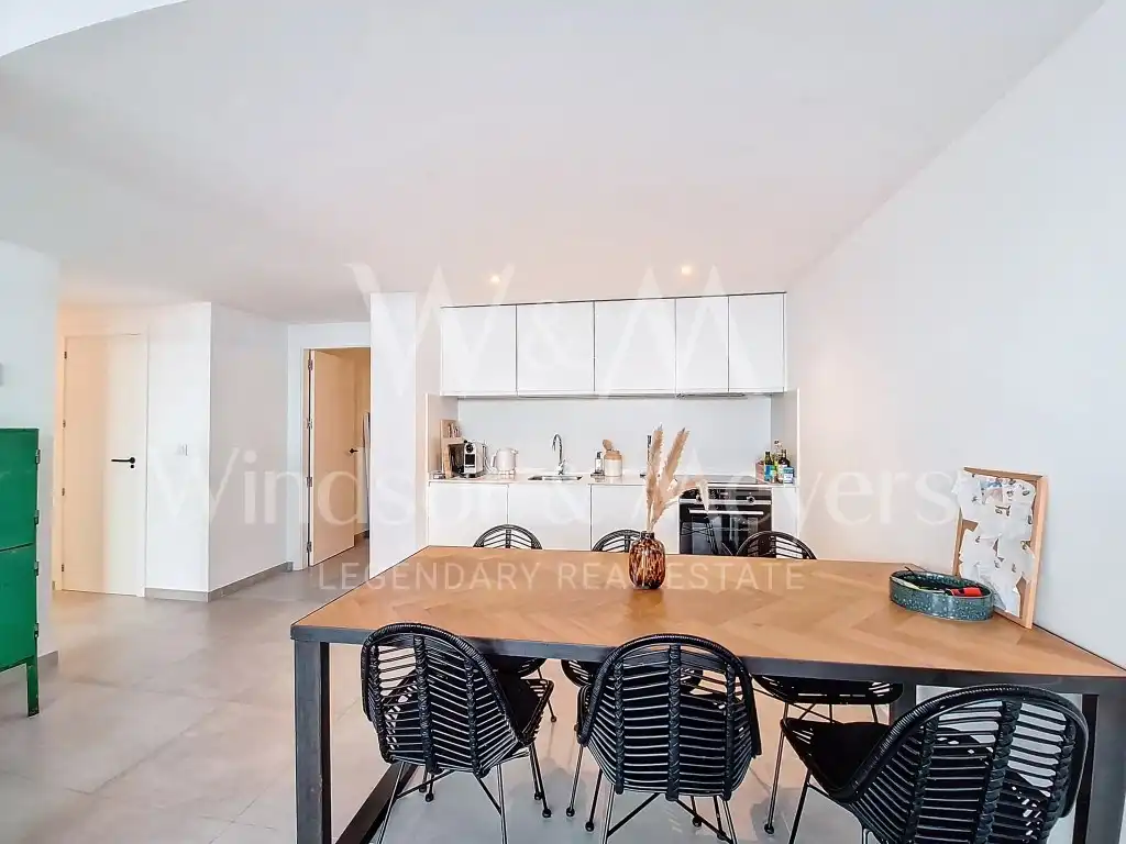 Cuina de Apartament en venda en Sant Josep de sa Talaia amb Aire condicionat, Piscina i Moblat